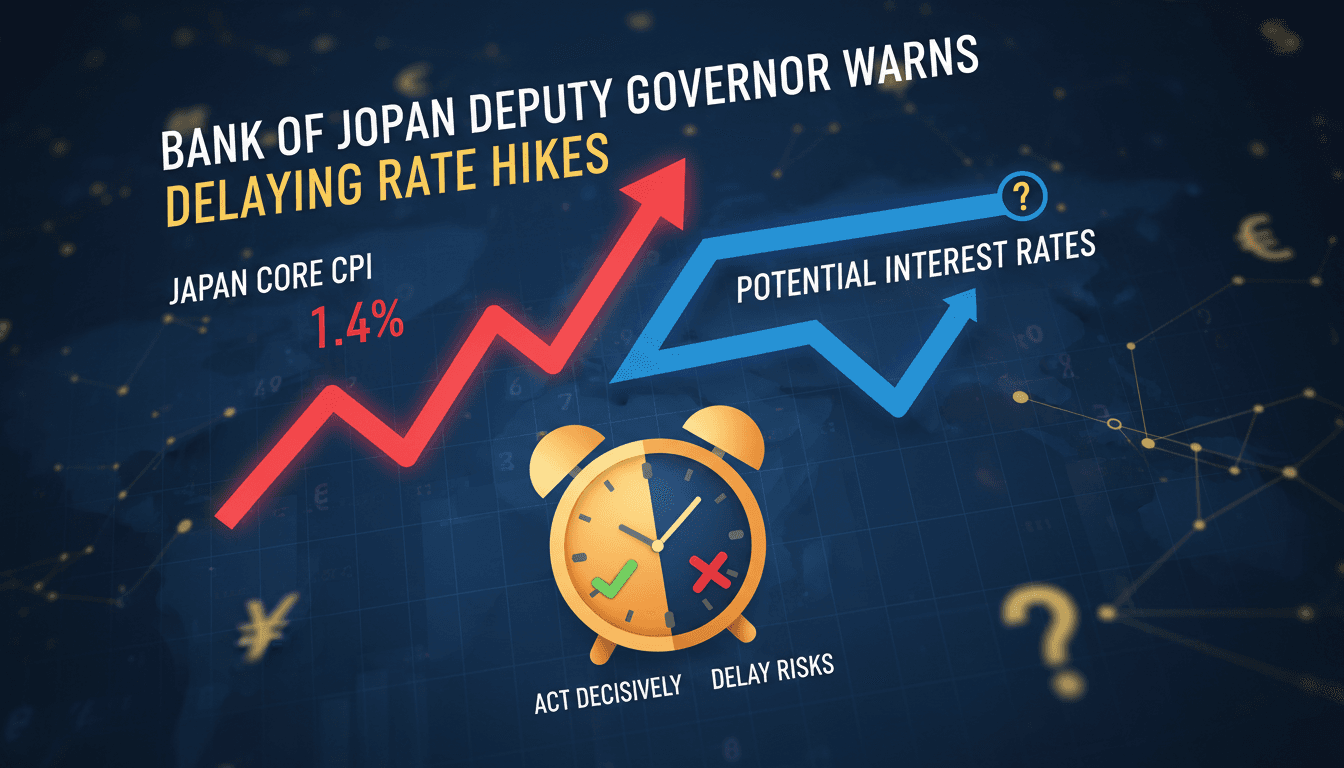 Bank of Japan Deputy Governor Warns Against Delaying Interest Rate Hikes