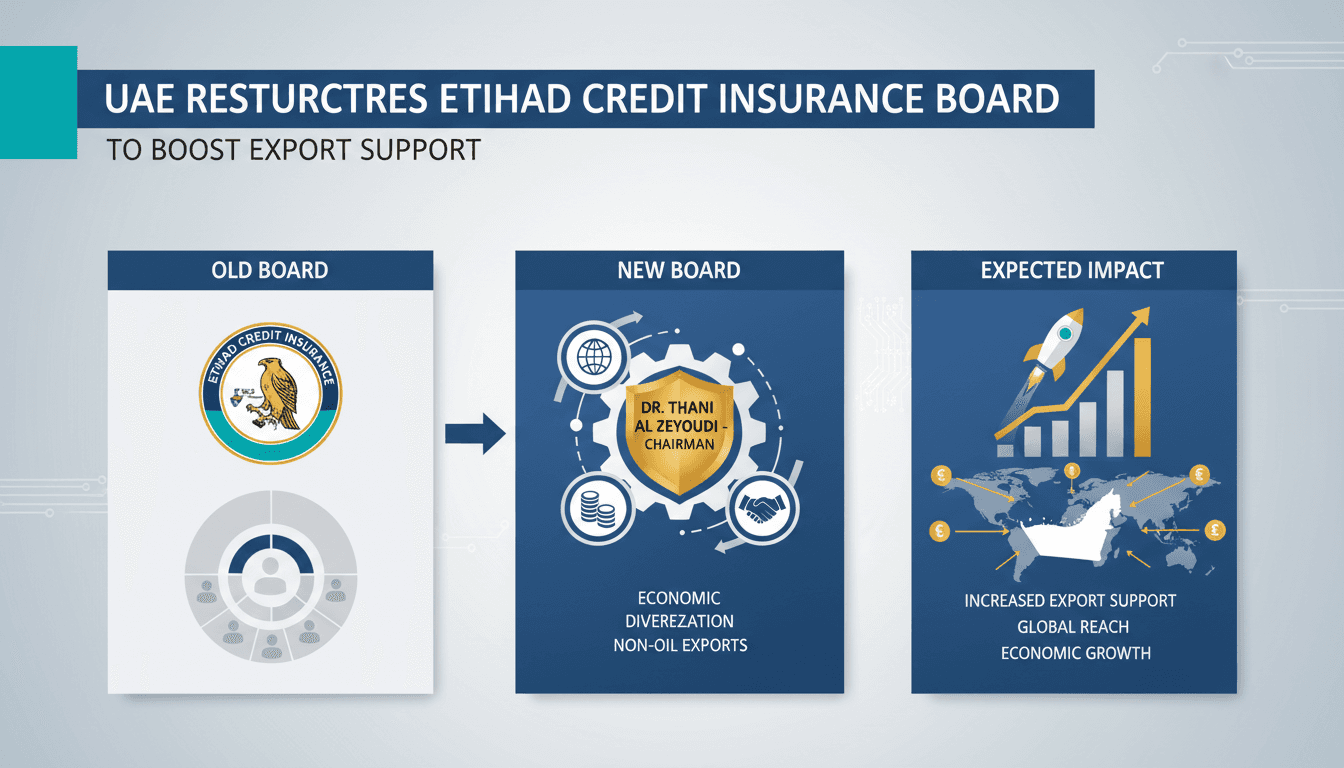 Dr. Thani Al Zeyoudi leading the new Etihad Credit Insurance board.