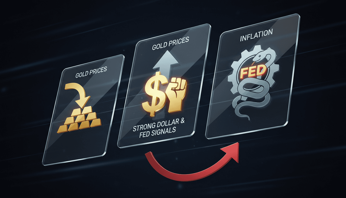 Gold prices decline for third consecutive week amid strong dollar and Fed signals