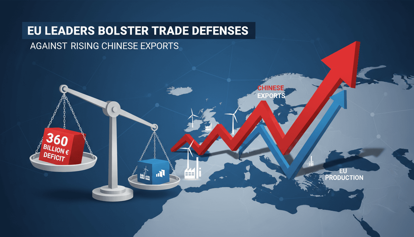 EU leaders agree to strengthen trade defenses against rising Chinese exports