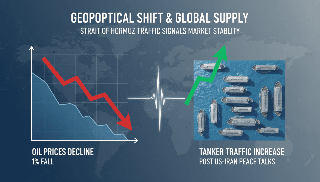 Oil tankers navigating the Strait of Hormuz amidst geopolitical changes.