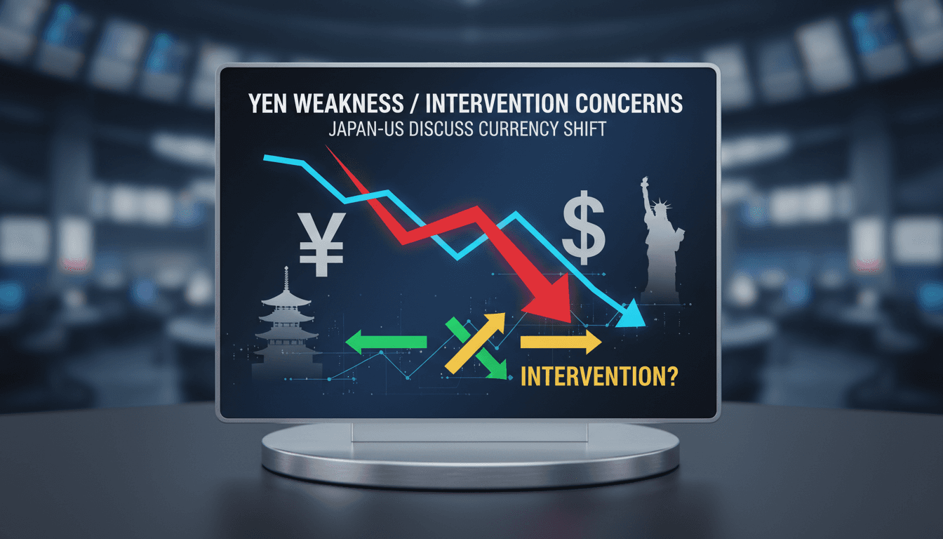 Japan and US Discuss Yen Weakness Amid Intervention Concerns