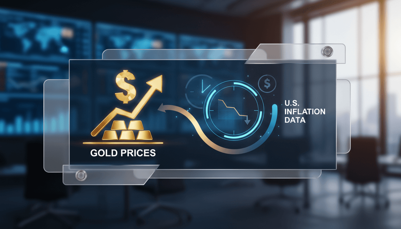 Gold prices rebound after U.S. inflation data eases interest rate concerns