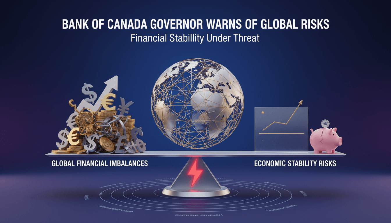 Bank of Canada Governor warns of global financial stability risks