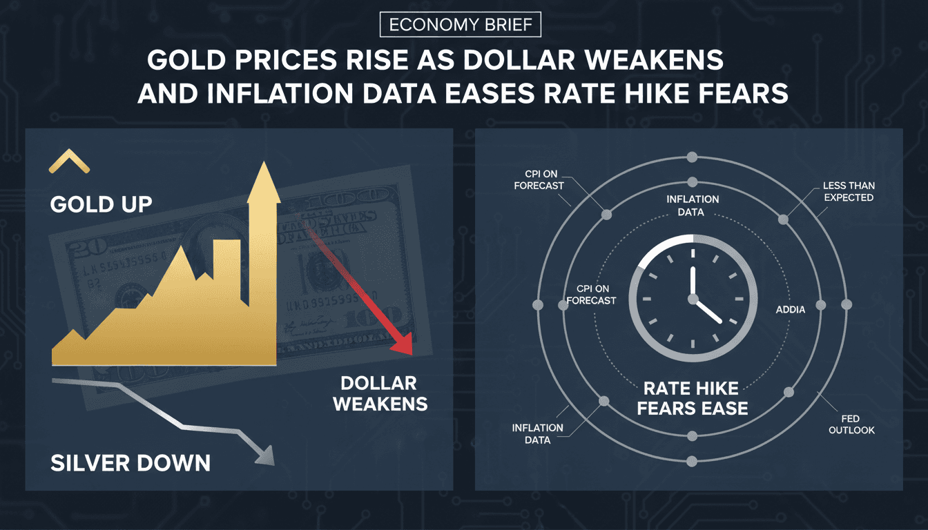Gold and silver bars with fluctuating market graphs in the background.