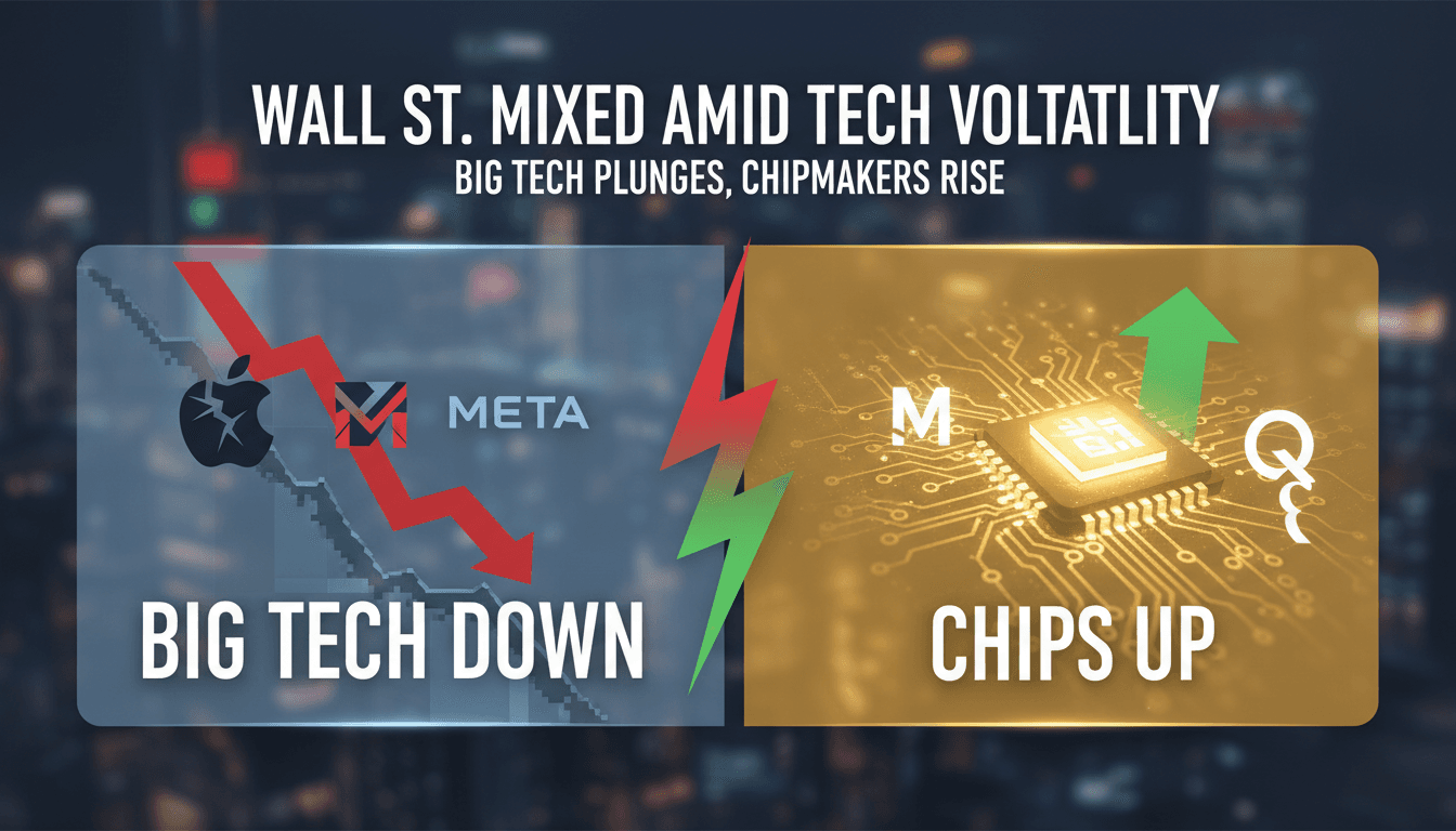 Wall Street Faces Mixed Results Amid Tech Stock Volatility