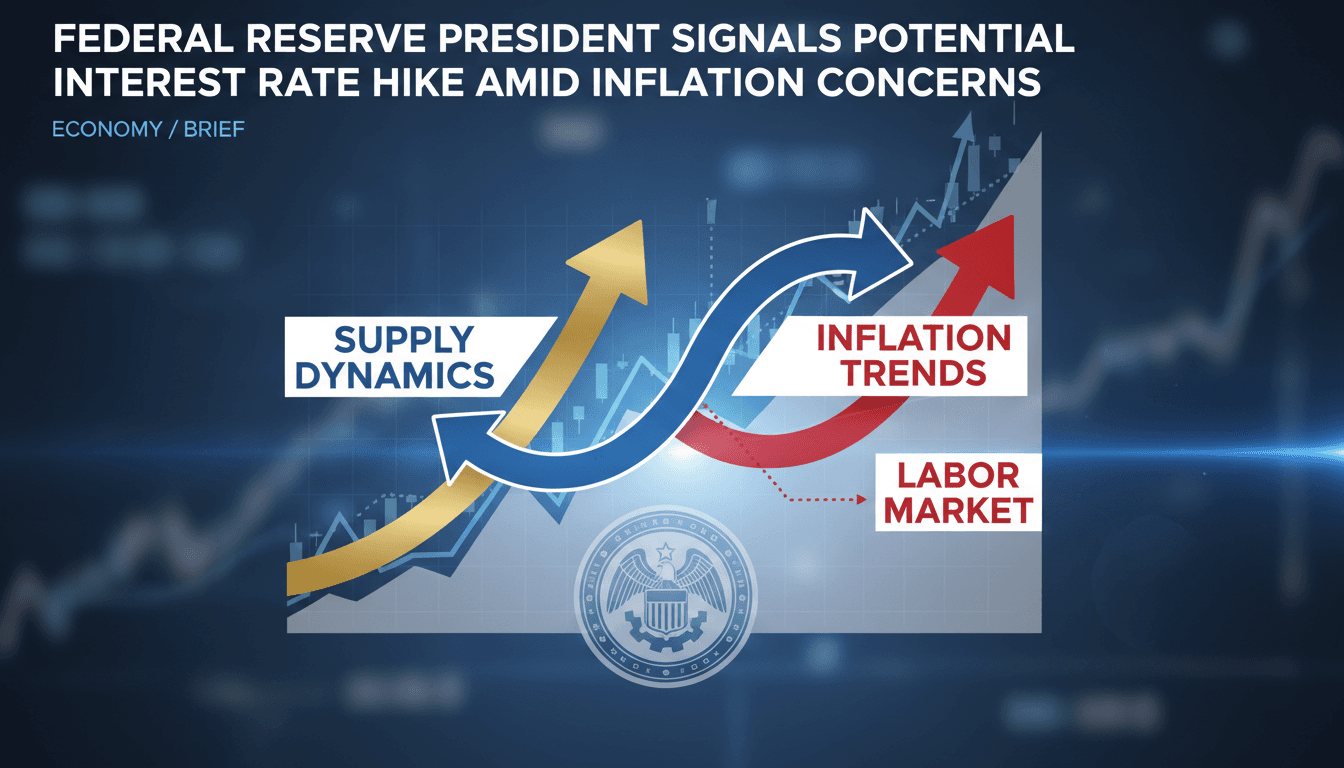 Federal Reserve President Signals Potential Interest Rate Hike Amid Inflation Concerns