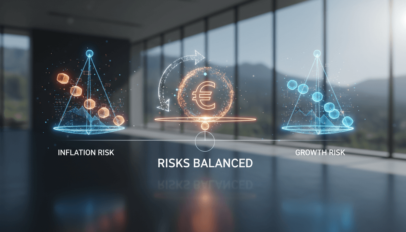 ECB President Lagarde Signals Balanced Risks for Euro Area Inflation and Growth