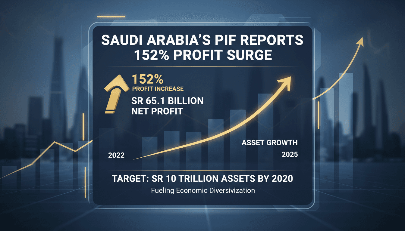 Saudi Arabia's Public Investment Fund reports 152% profit increase for 2025