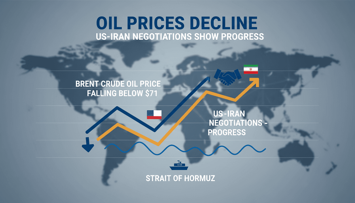 Oil prices decline as US-Iran negotiations show progress