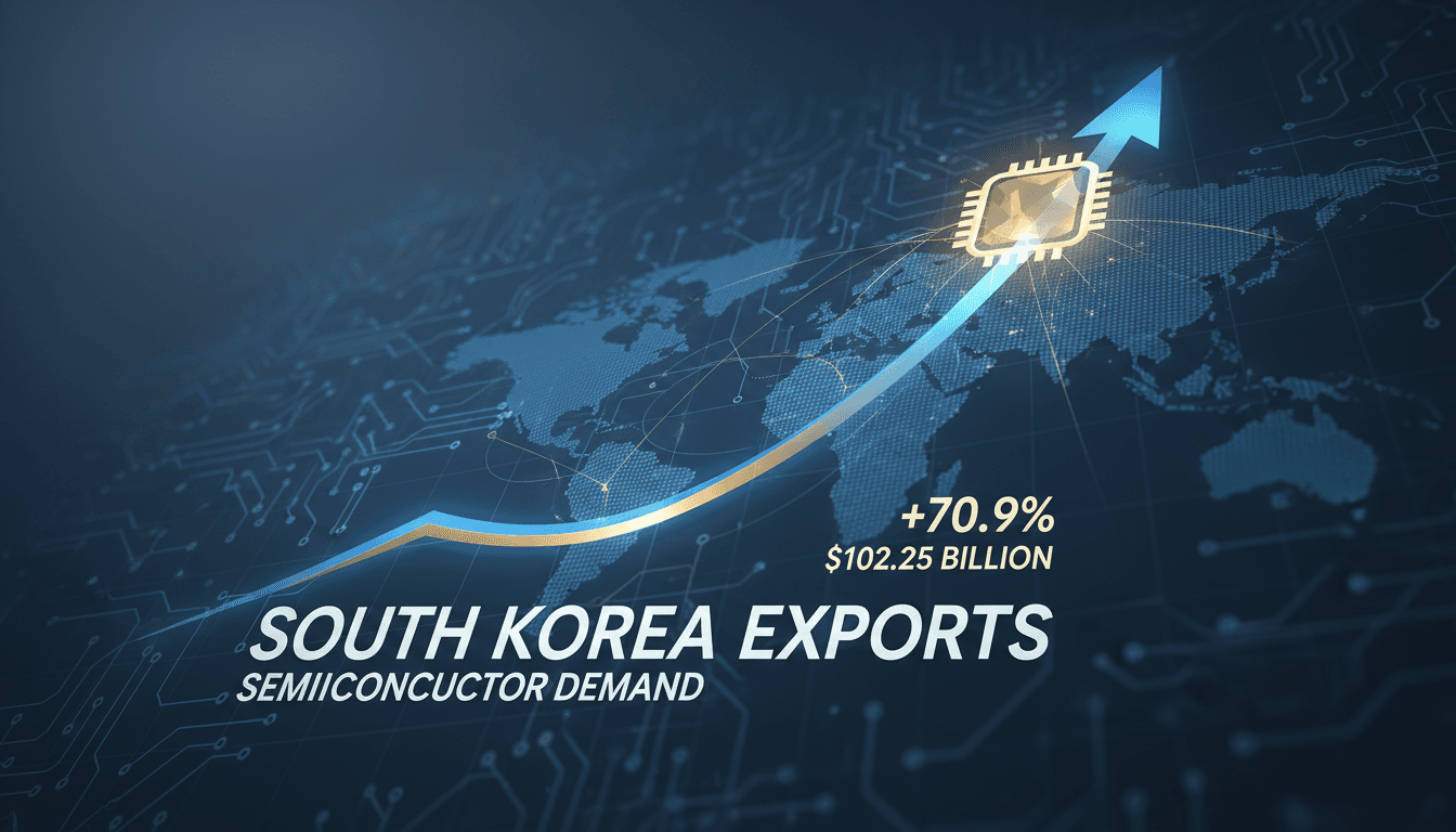 South Korea's exports reach historic high driven by semiconductor demand
