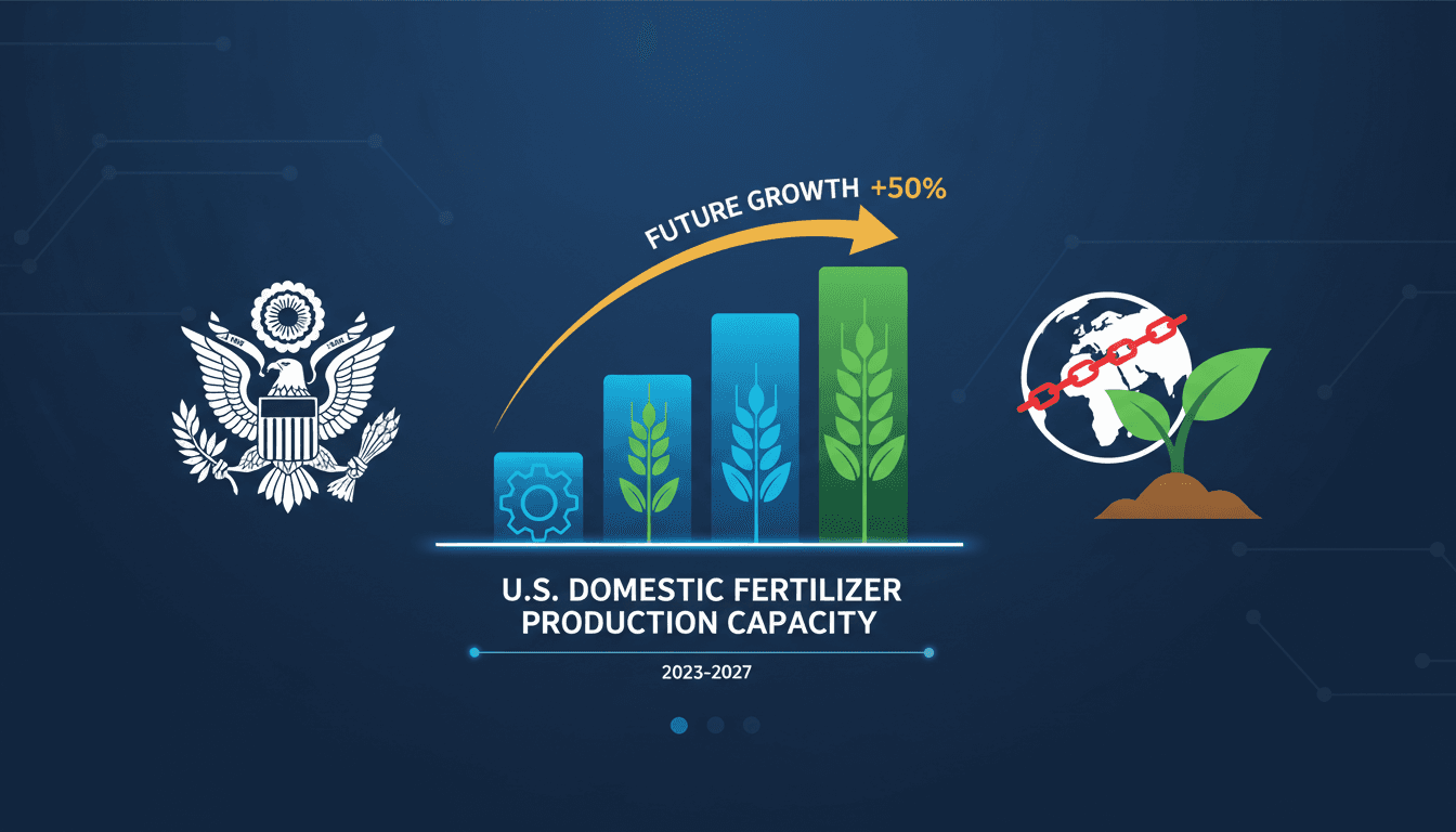 USDA launches $500 million initiative to enhance domestic fertilizer production