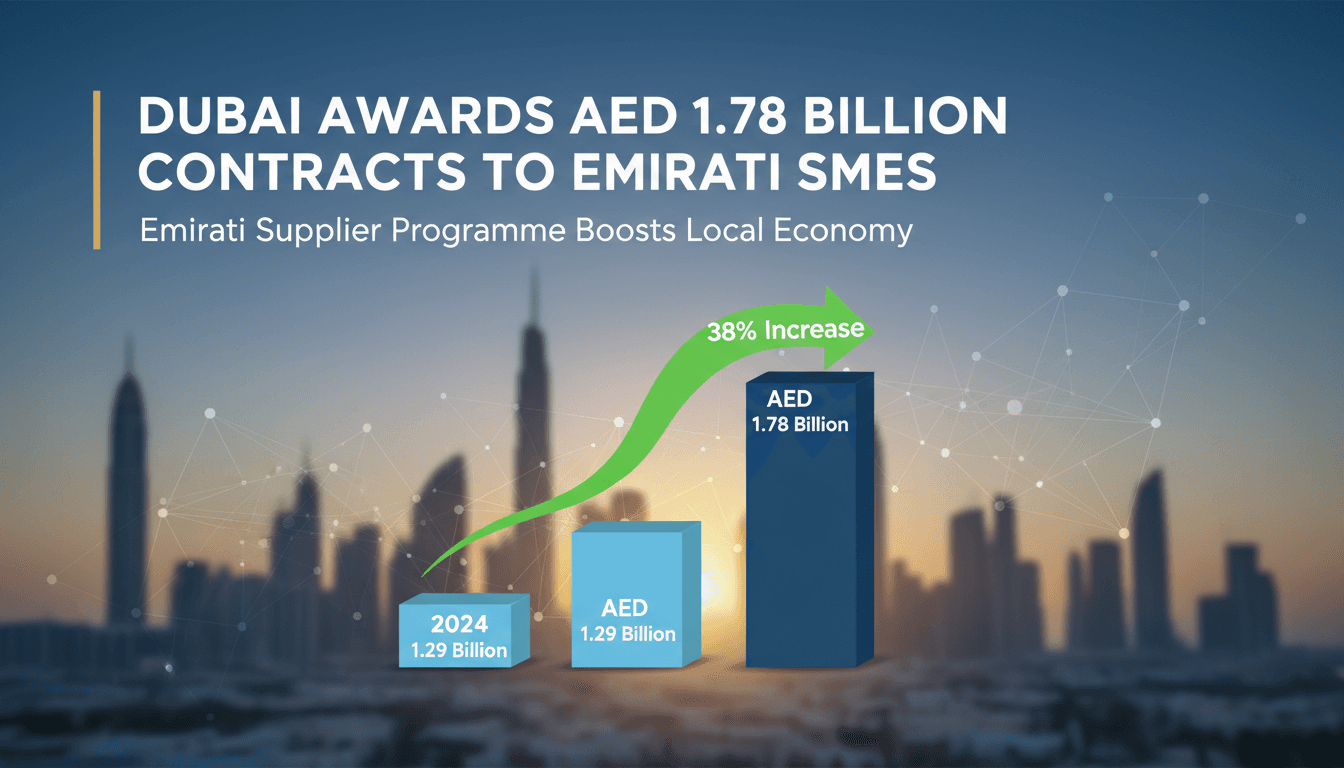 Dubai awards AED 1.78 billion in contracts to Emirati SMEs in 2025
