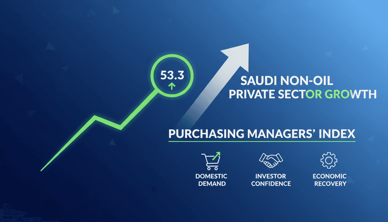 Graph showing the rise of Saudi Arabia's non-oil PMI in June