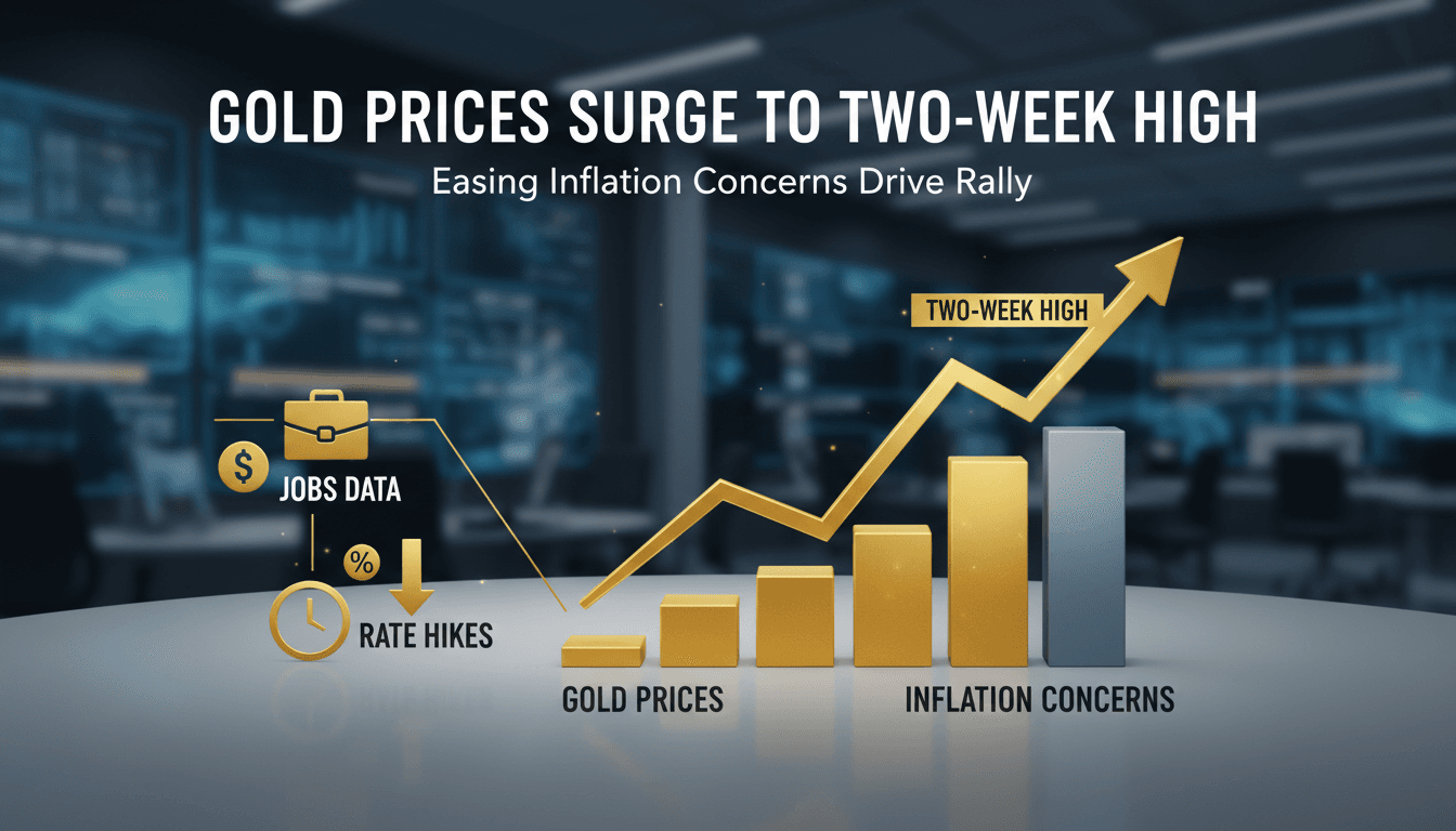 Gold bars with a rising graph indicating price surge