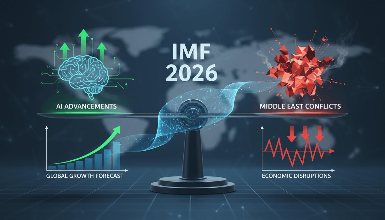 IMF report on global growth forecast and geopolitical tensions