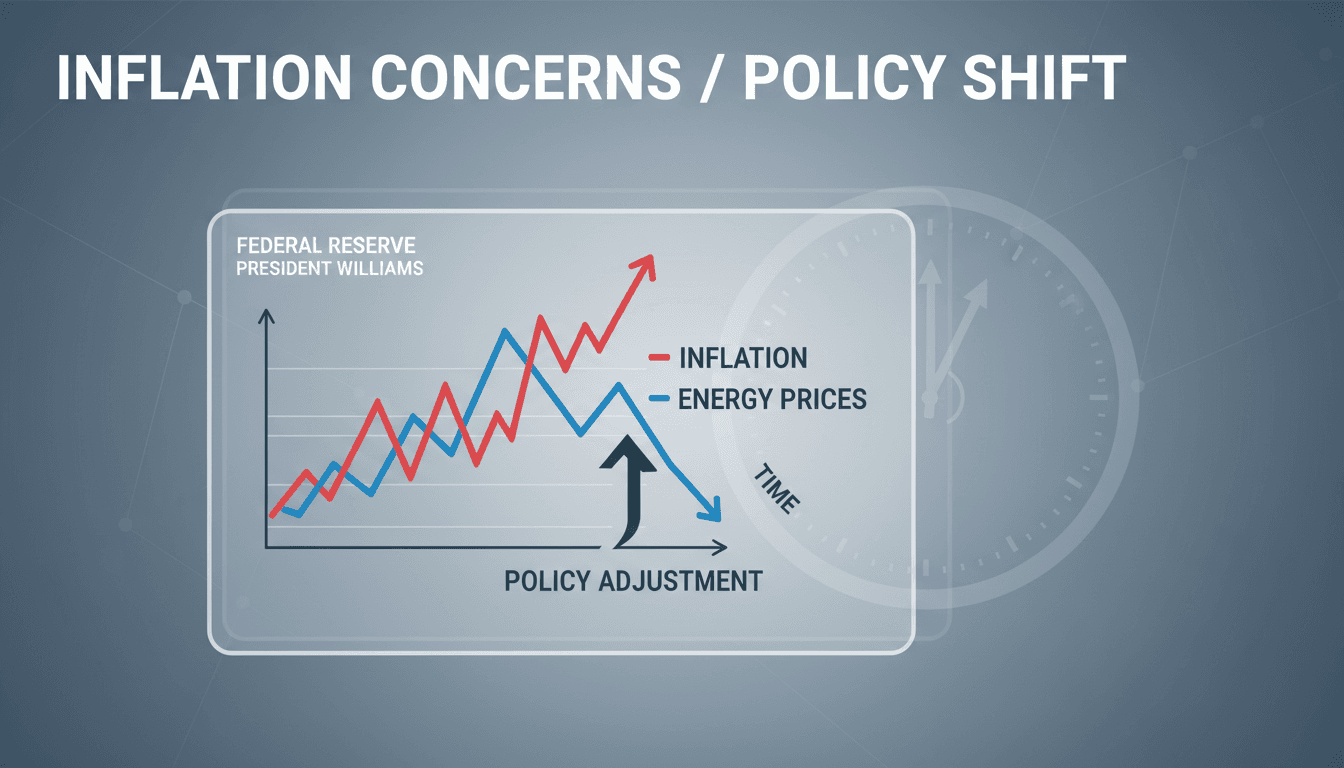 Federal Reserve President John Williams discussing inflation trends