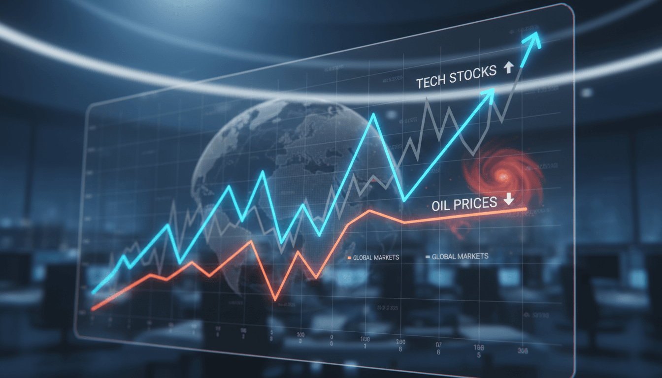 Global markets rise as tech shares surge despite Middle East tensions