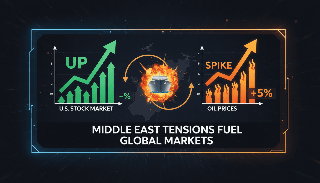 U.S. stock market performance and oil price trends amidst geopolitical tensions