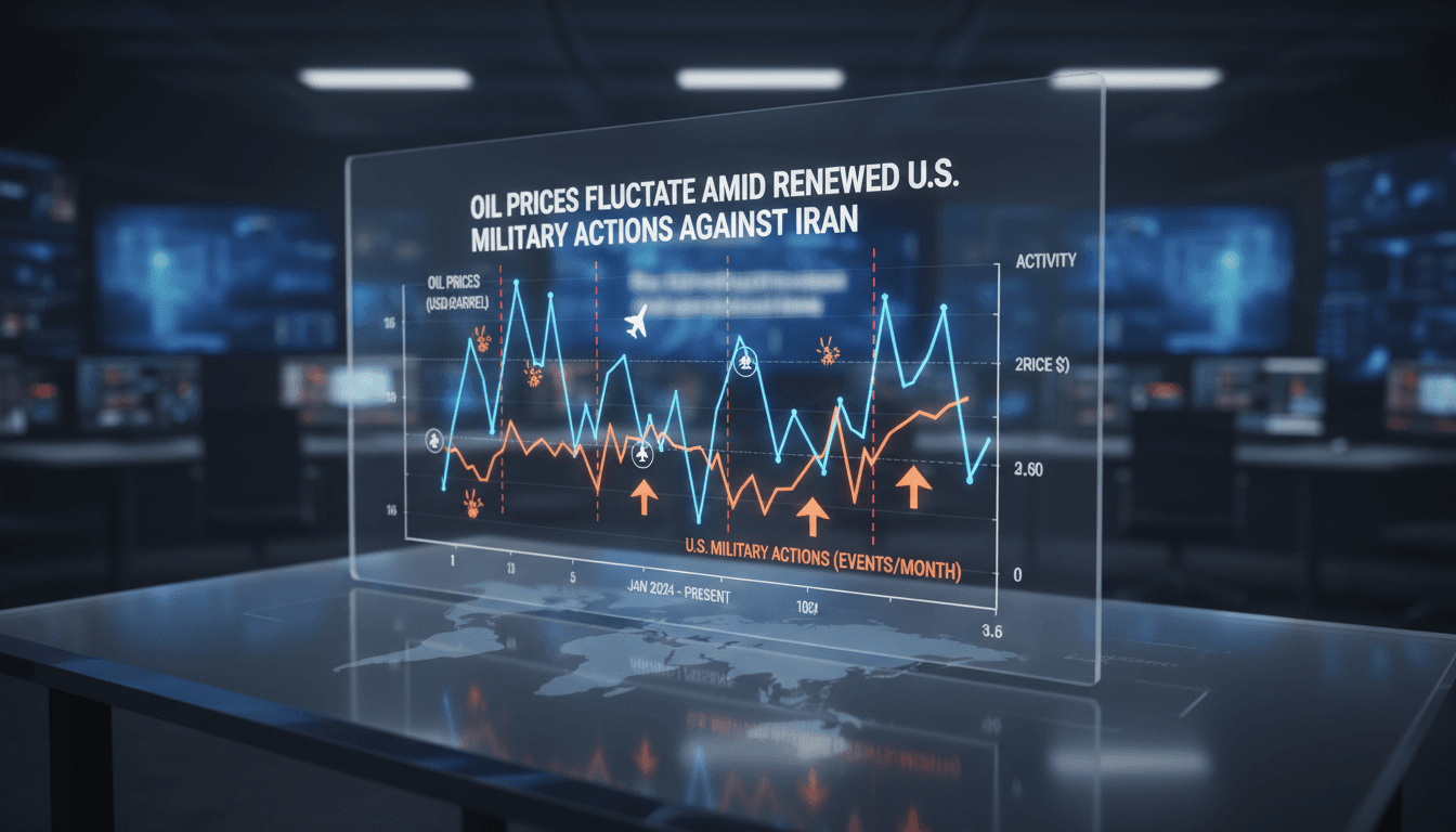 Oil price fluctuations in response to U.S. military actions against Iran