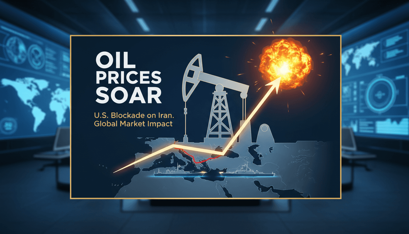 Oil prices surge following U.S. maritime blockade on Iran