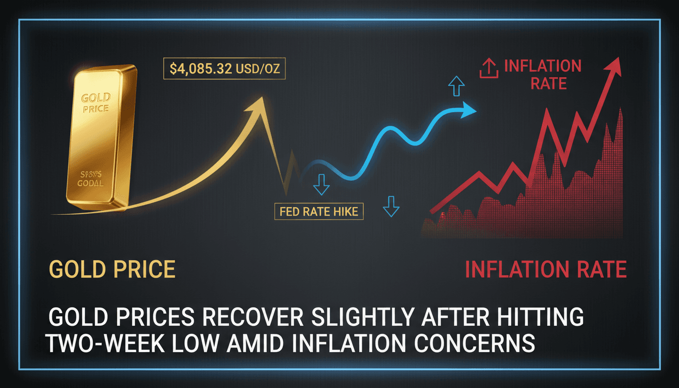 Gold bars with fluctuating price graphs in the background
