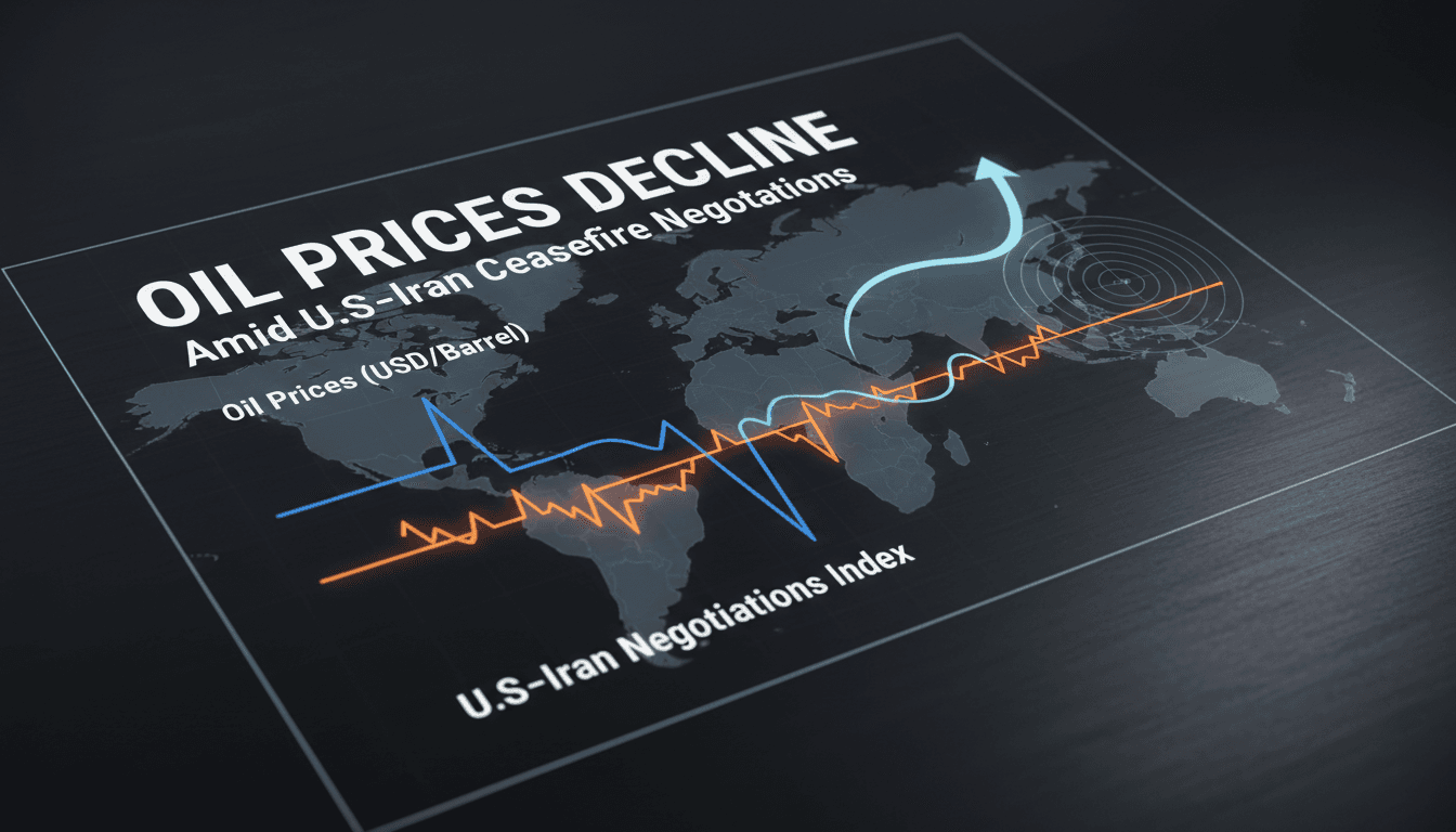 Oil prices decline amid U.S.-Iran ceasefire negotiations