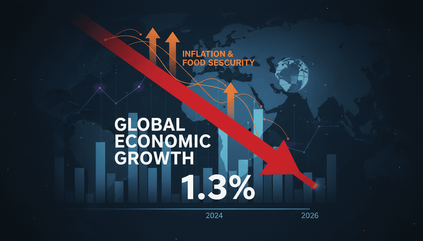 World Bank report on global economic growth projections amid conflict