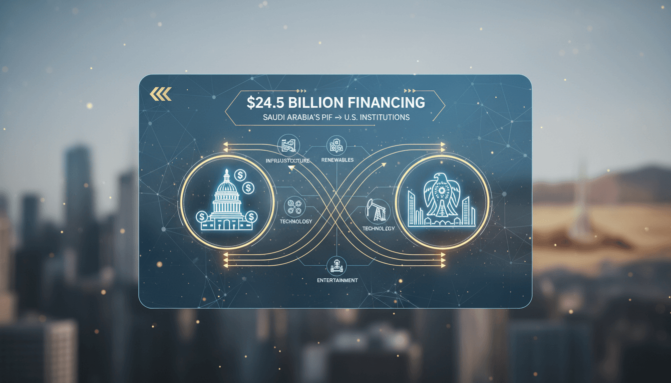 Saudi Arabia's Public Investment Fund and U.S. financing agreements visual representation