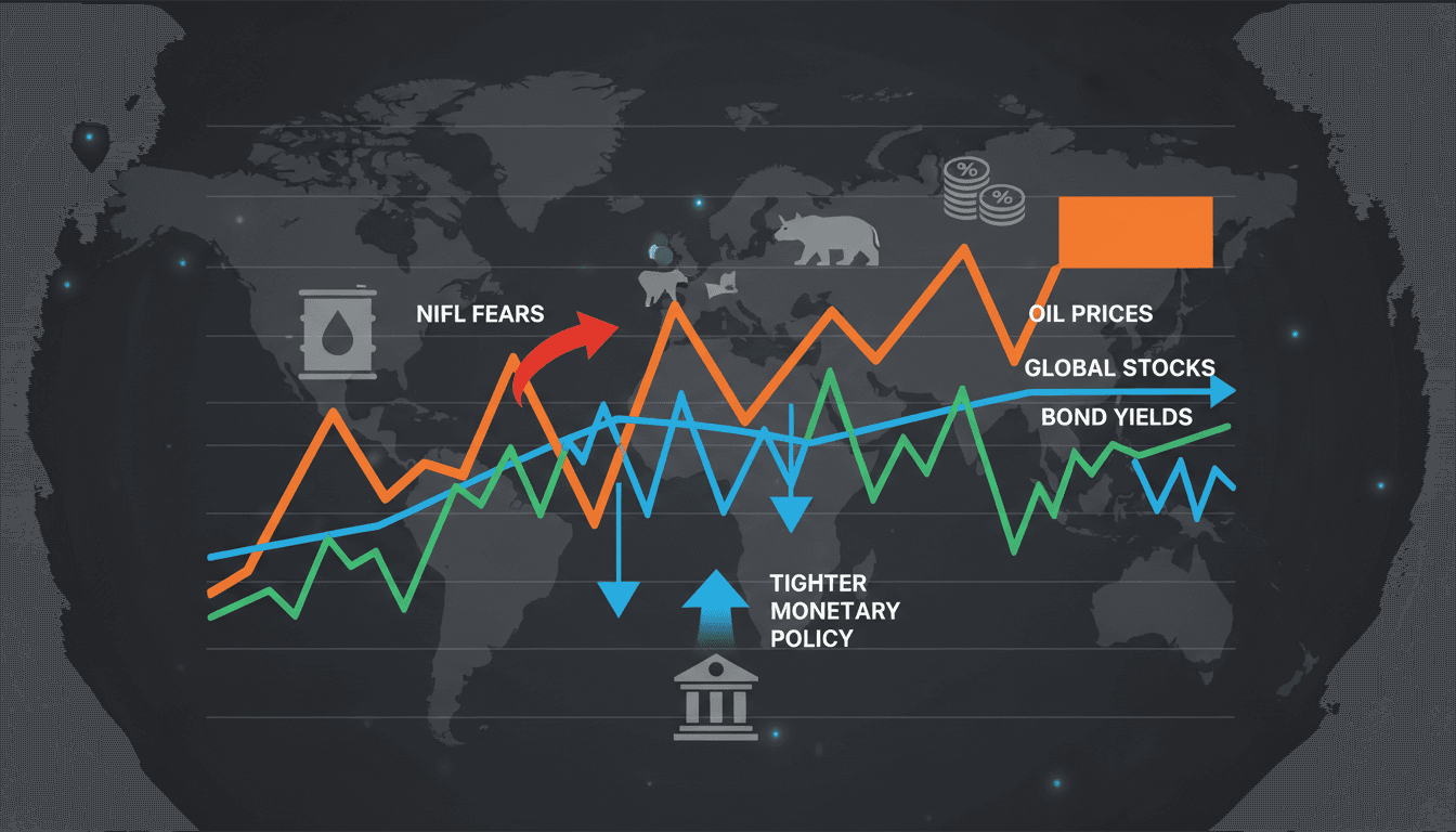 Graph showing the relationship between oil prices and market volatility.