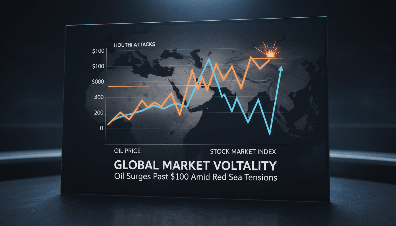 Oil prices rise above $100 per barrel following Middle East tensions.
