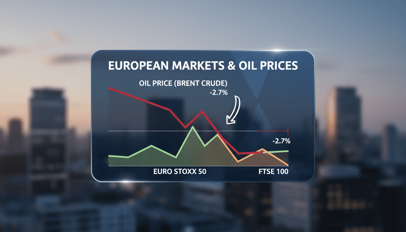 European stock market trends with oil price fluctuations
