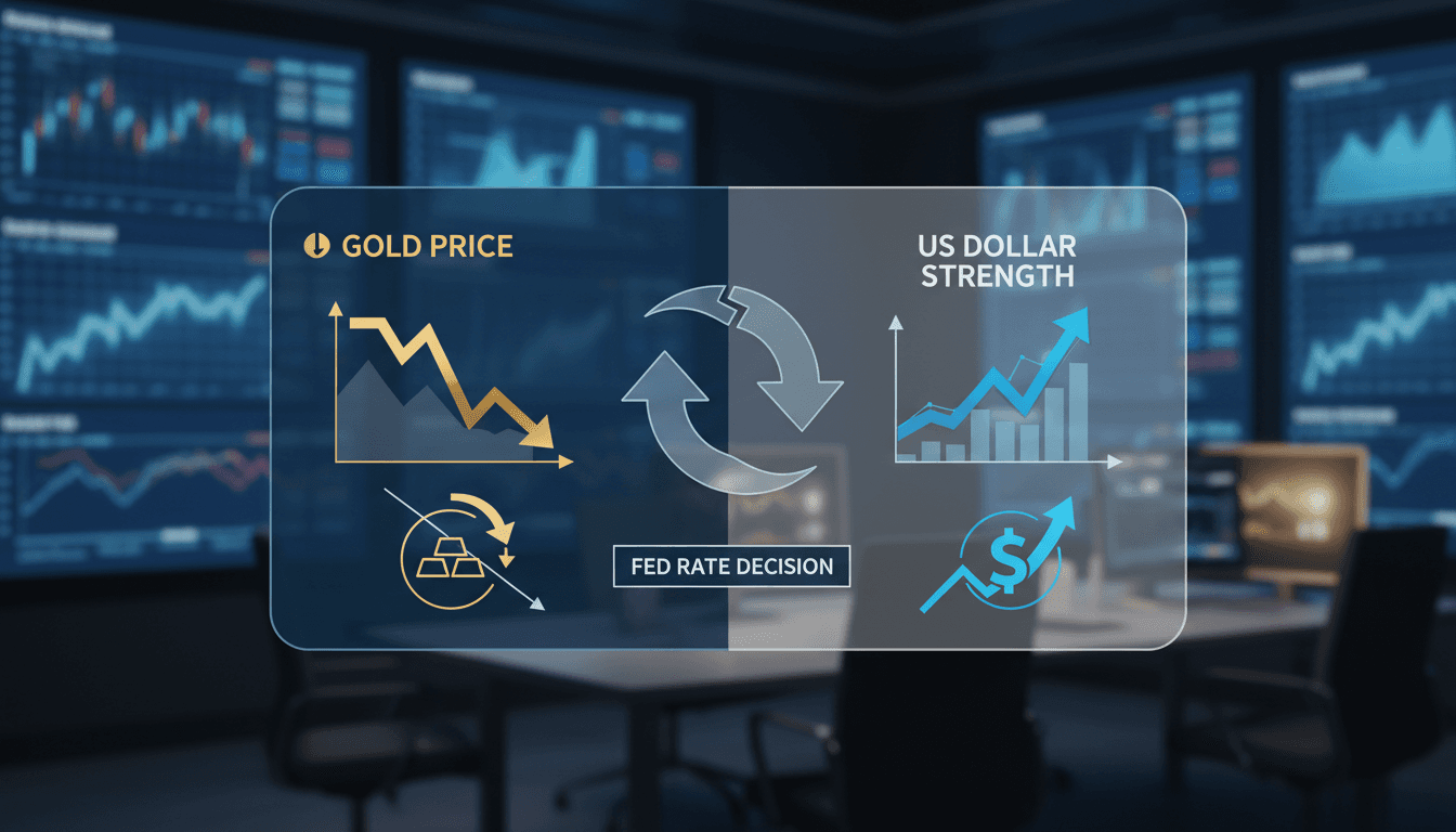 Gold bars with a fluctuating market graph in the background