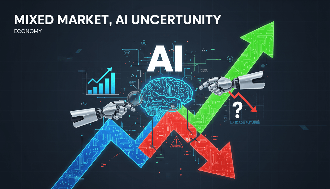 Stock market performance analysis with a focus on AI investments.