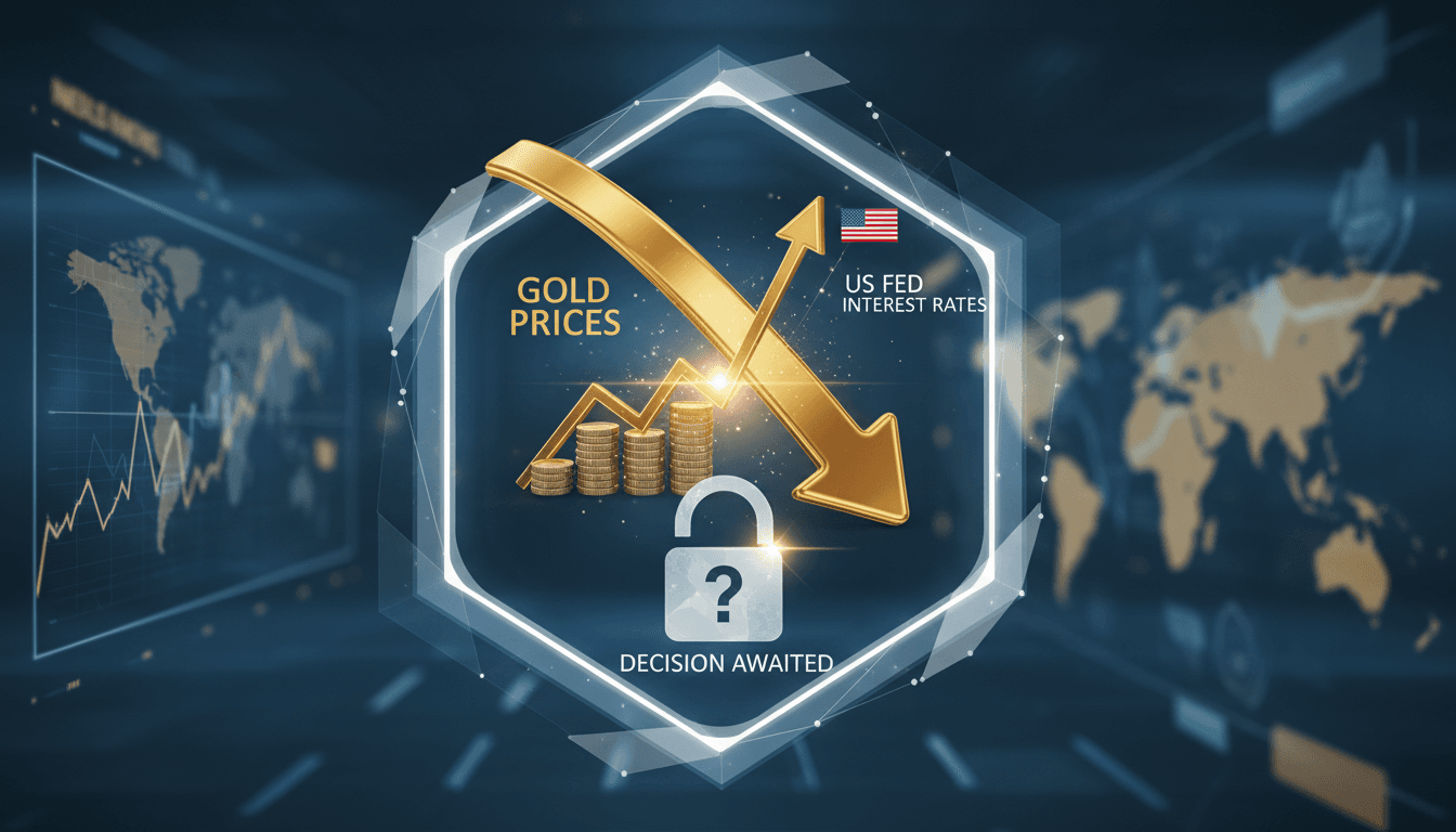 Gold prices decline as traders await US Federal Reserve interest rate decision
