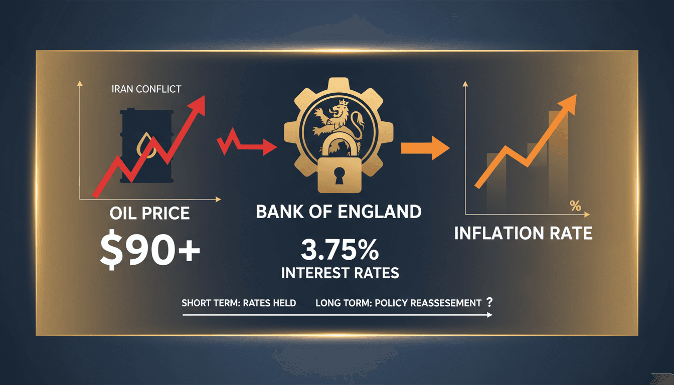 Bank of England Holds Interest Rates Steady Amid Inflation Concerns Linked to Iran Conflict