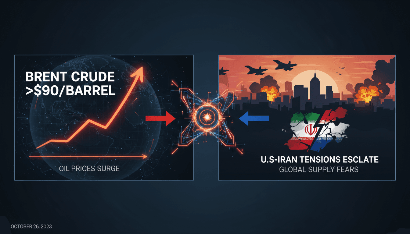 Oil prices rise sharply amid escalating U.S.-Iran tensions