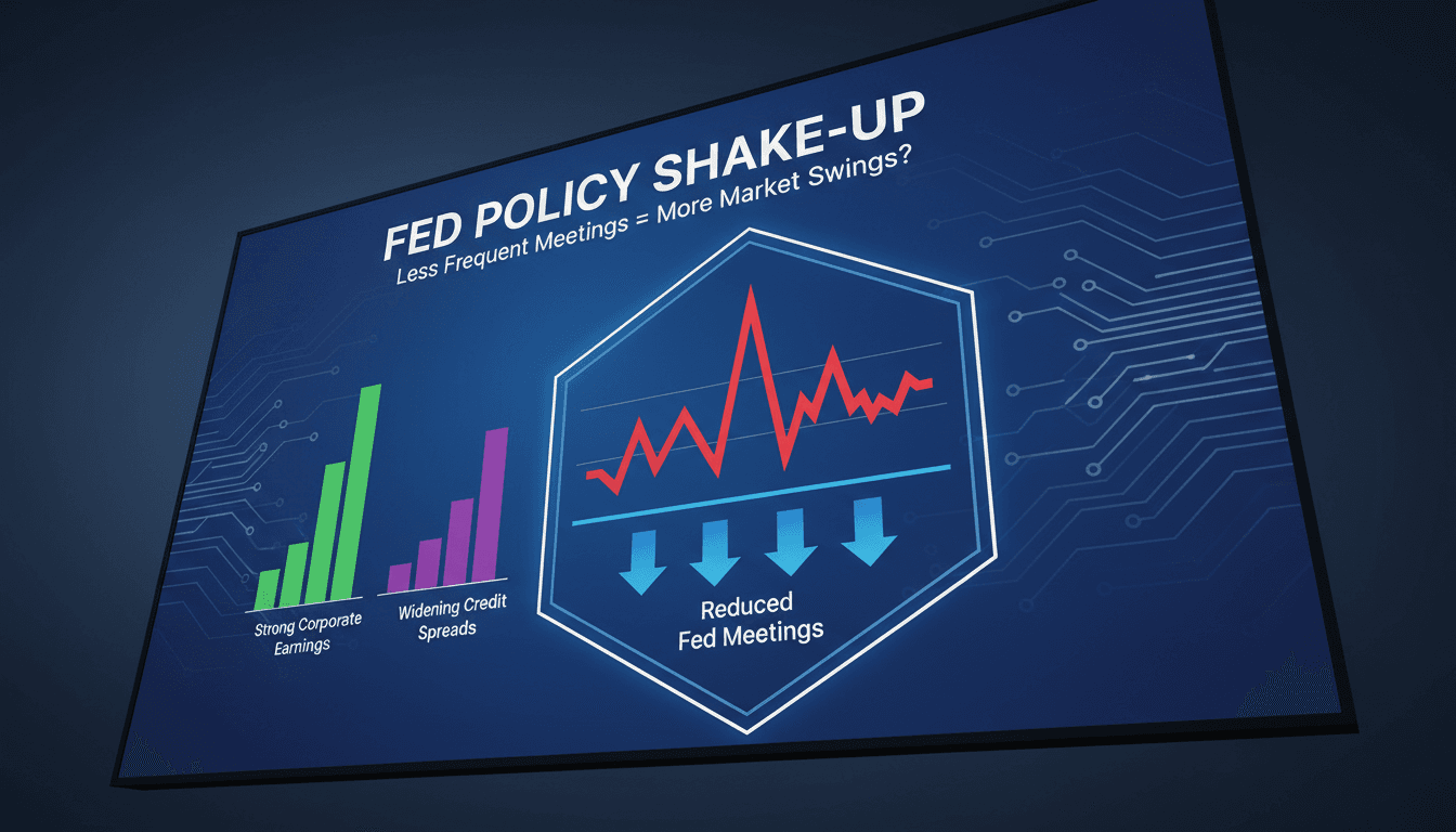 Federal Reserve building with a focus on monetary policy discussions.