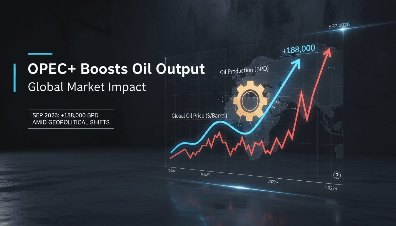OPEC+ meeting discussing oil production adjustments
