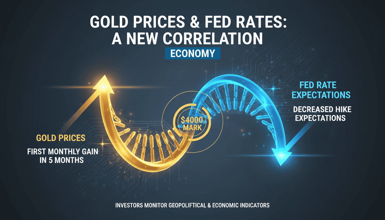 Gold bars with fluctuating price graphs in the background.