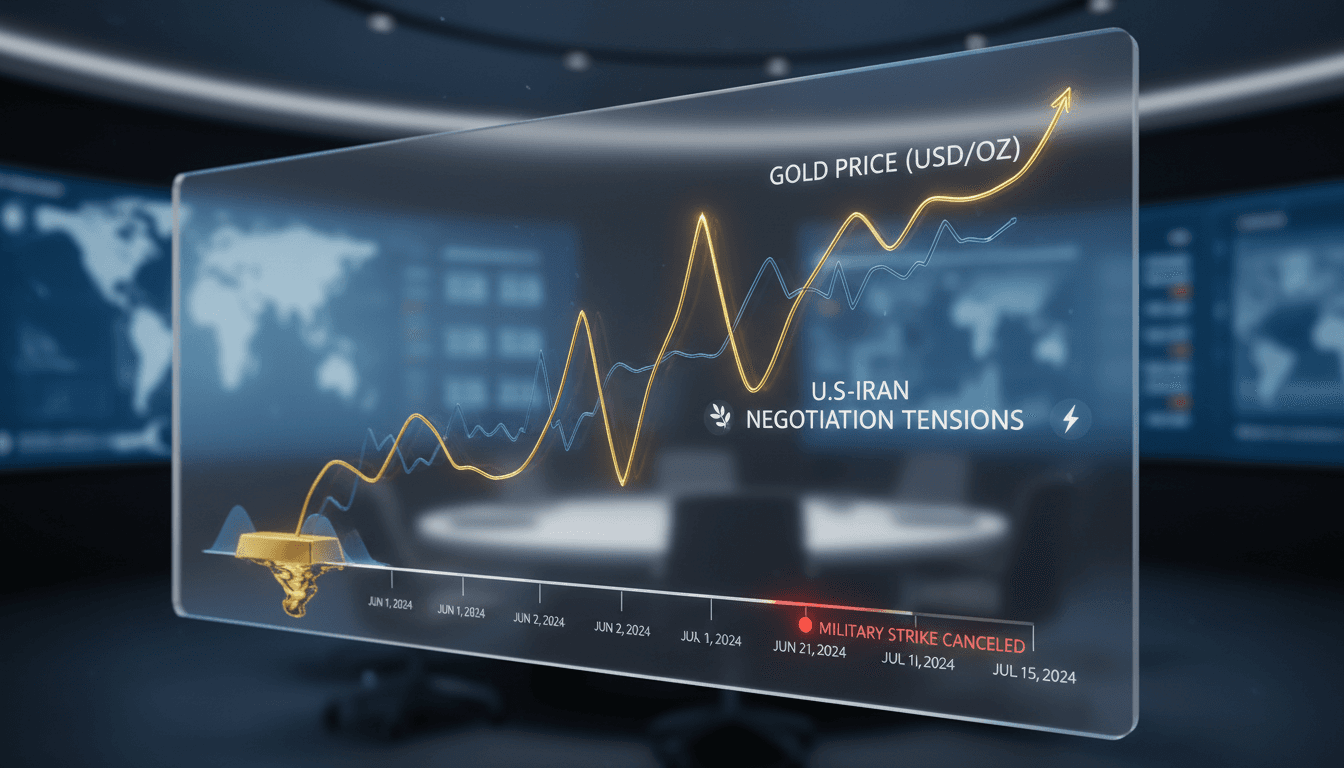Gold bars with fluctuating price graphs in the background.