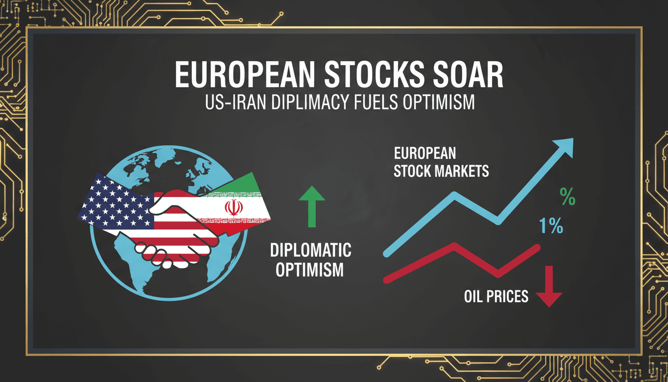 European stock market trends influenced by US-Iran diplomatic relations