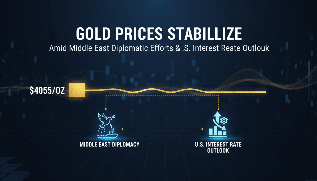 Gold bars with a backdrop of geopolitical maps and economic indicators.