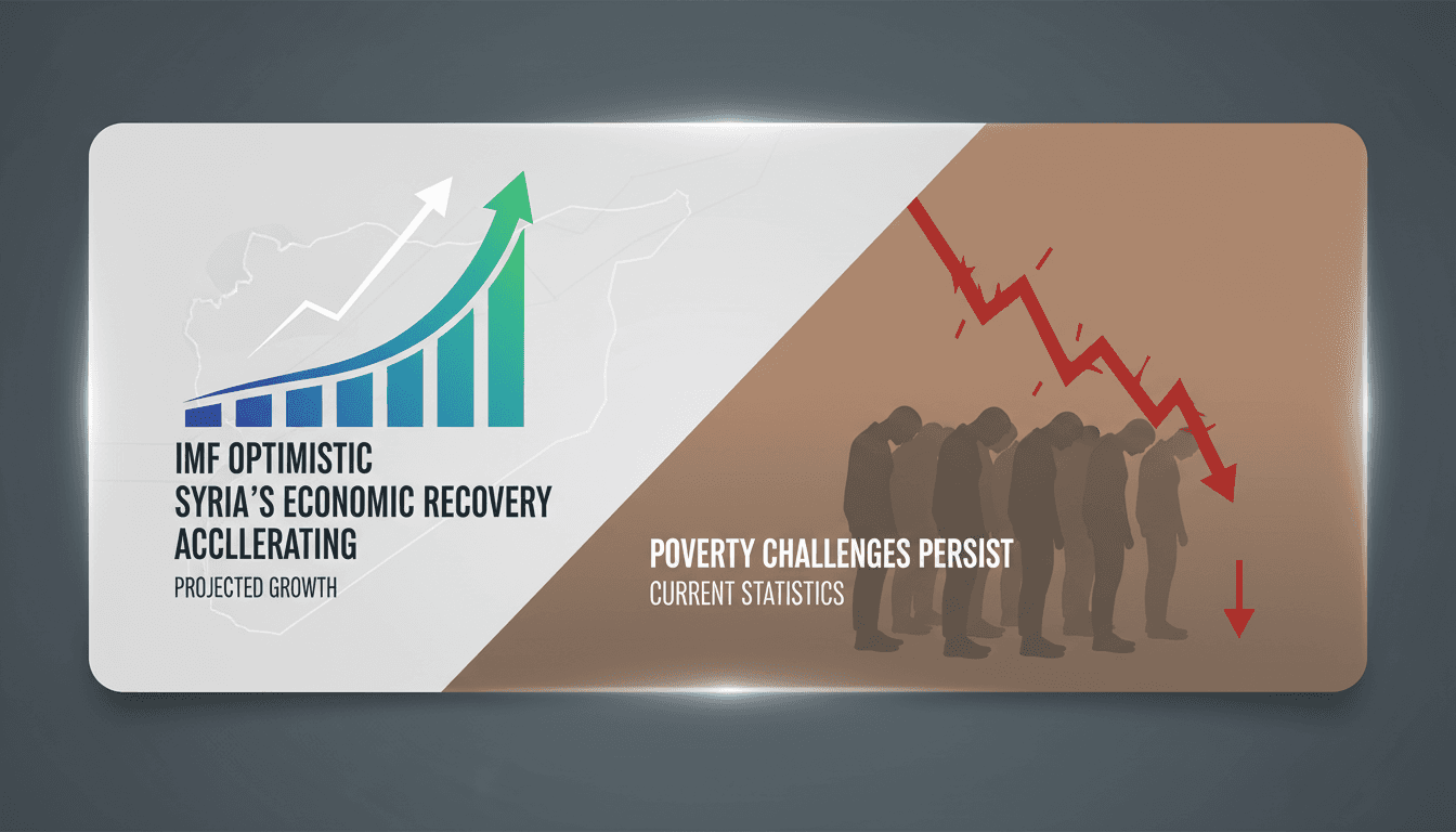 IMF announces support for Syria's economic recovery efforts.