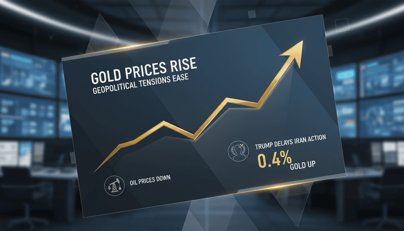 Gold bars with a backdrop of fluctuating market graphs