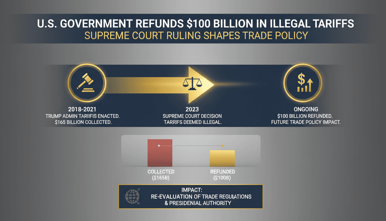 U.S. government refunds illegal tariffs following Supreme Court ruling
