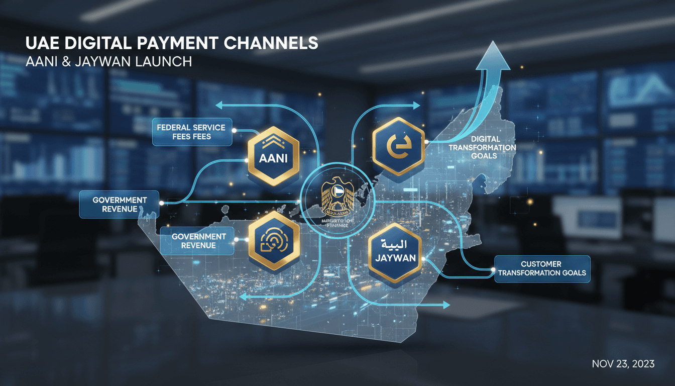Aani and Jaywan digital payment channels launched by UAE Ministry of Finance