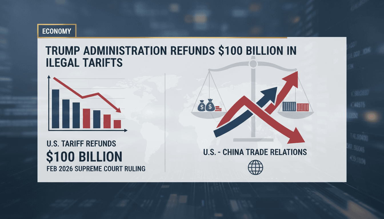 Refund of $100 billion in tariffs by Trump administration after Supreme Court ruling