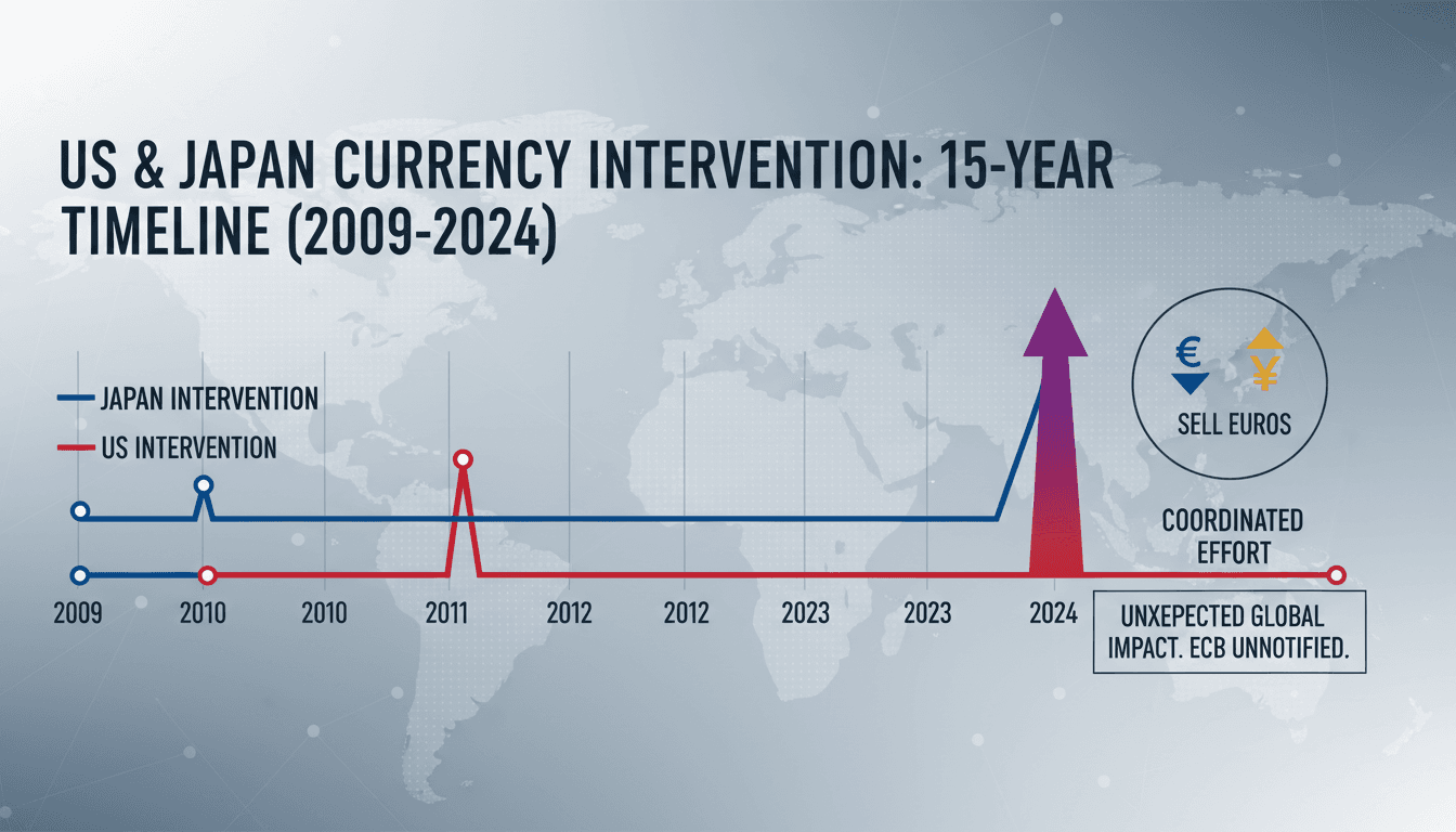 US and Japan coordinate currency intervention to stabilize yen