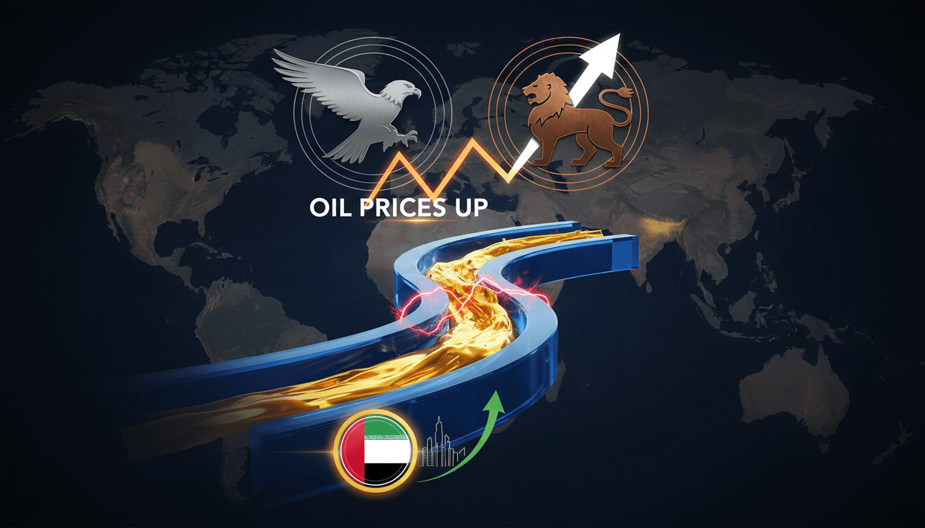 Oil prices rising due to geopolitical tensions in the Strait of Hormuz